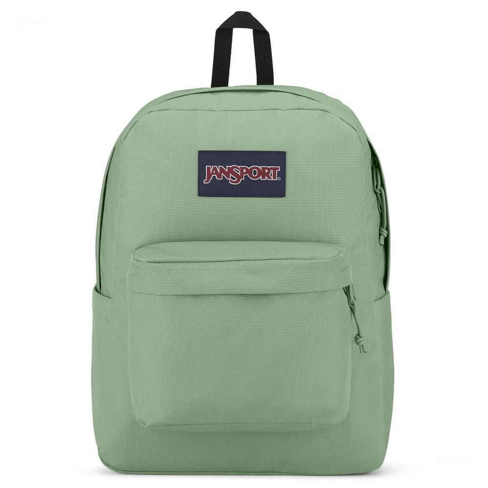 Green JanSport SuperBreak® Plus Laptop Backpacks | US_JS494