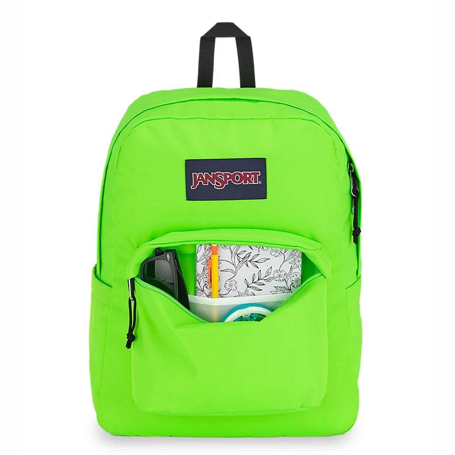 Green JanSport SuperBreak® Plus School Backpacks | US_JS121