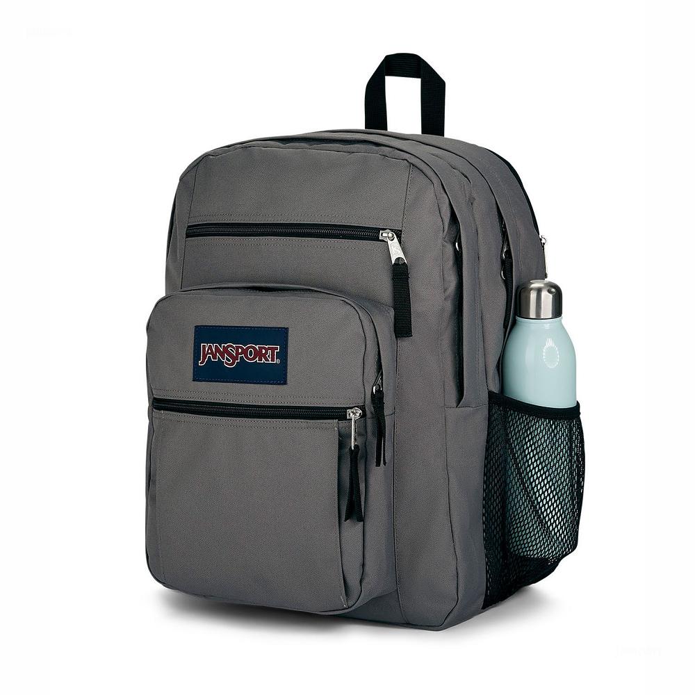 Grey JanSport BIG STUDENT Laptop Backpacks | US_JS553