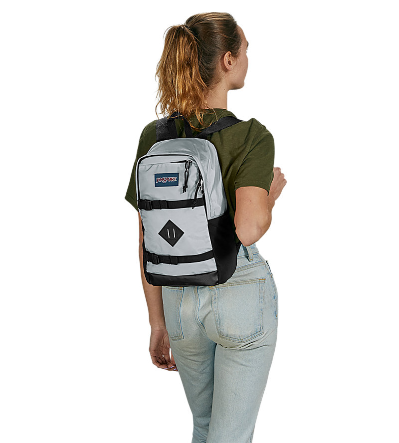 Grey JanSport Off Campus Sling Messenger Bags | US_JS481