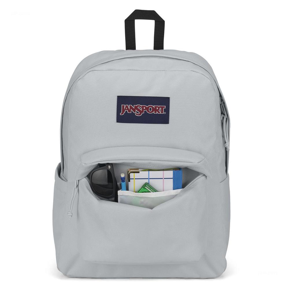 Grey JanSport SuperBreak® Plus Laptop Backpacks | US_JS445