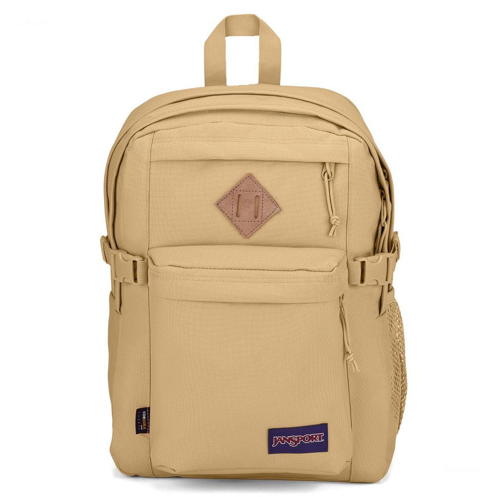 Khaki JanSport Main Campus FX School Backpacks | US_JS055