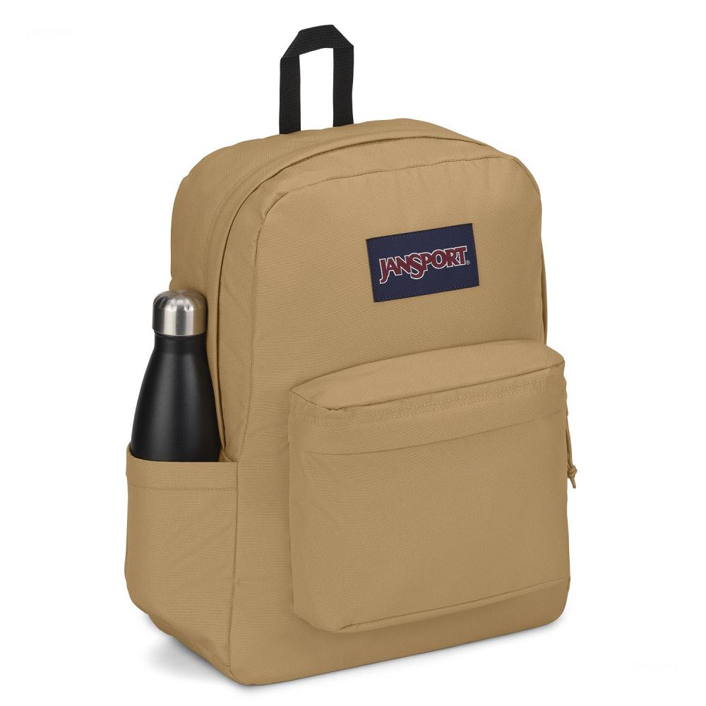 Khaki JanSport SuperBreak® Plus Laptop Backpacks | US_JS285