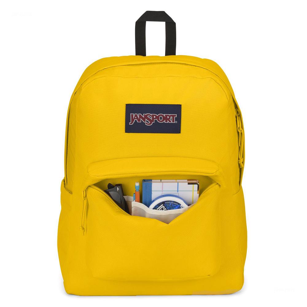 Lemon JanSport SuperBreak® Plus Laptop Backpacks | US_JS215