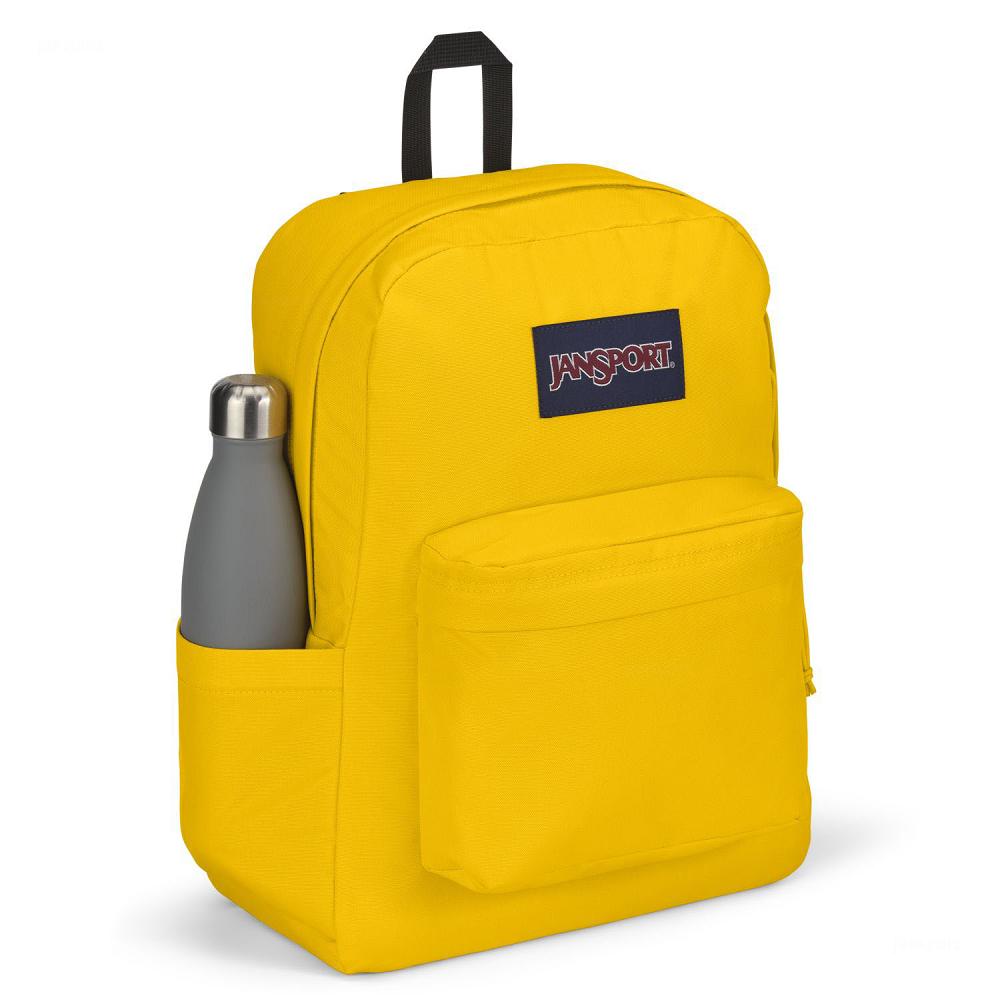 Lemon JanSport SuperBreak® Plus Laptop Backpacks | US_JS215