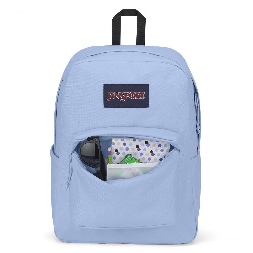 Light Blue JanSport SuperBreak® Plus Laptop Backpacks | US_JS444