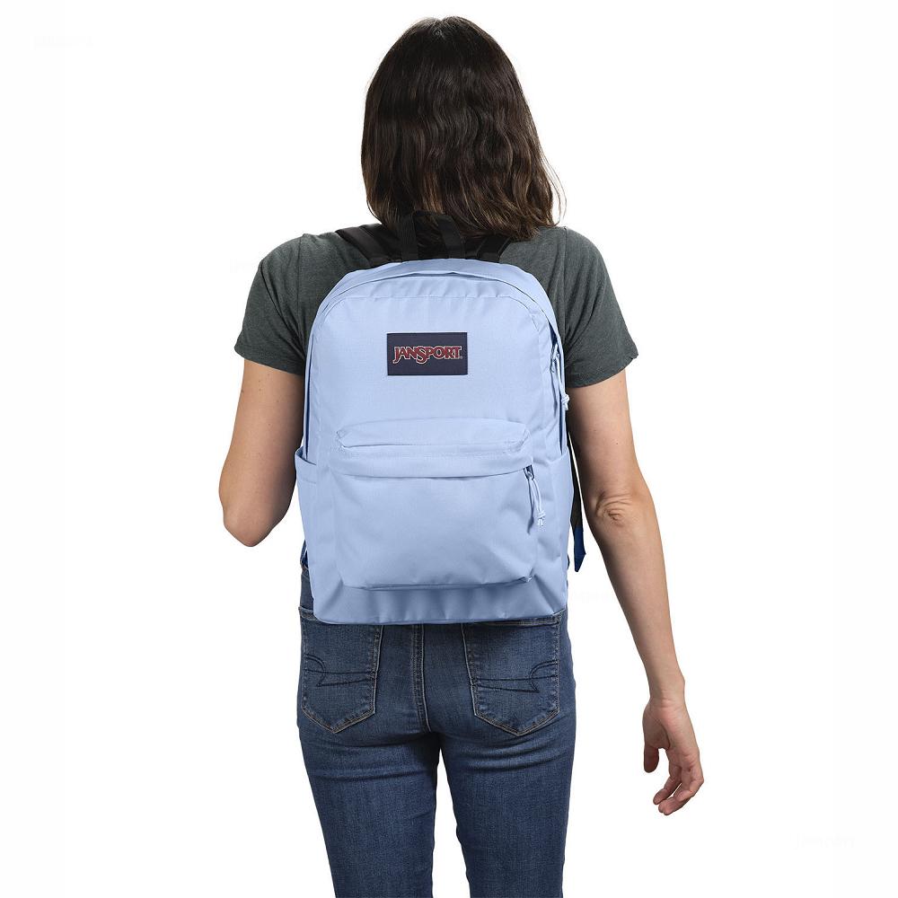 Light Blue JanSport SuperBreak® School Backpacks | US_JS408