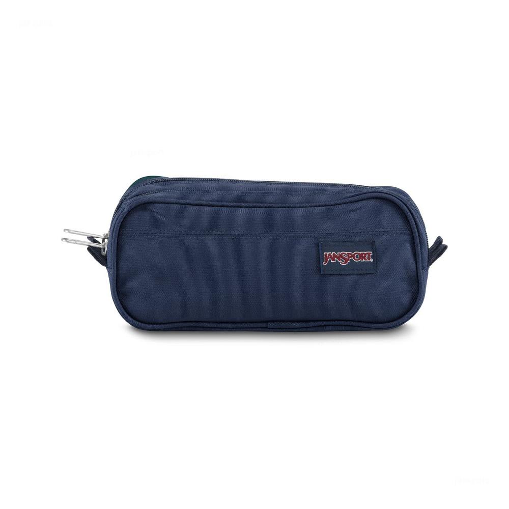 Navy JanSport Large Accessory Pouch Pencil Cases | US_JS261