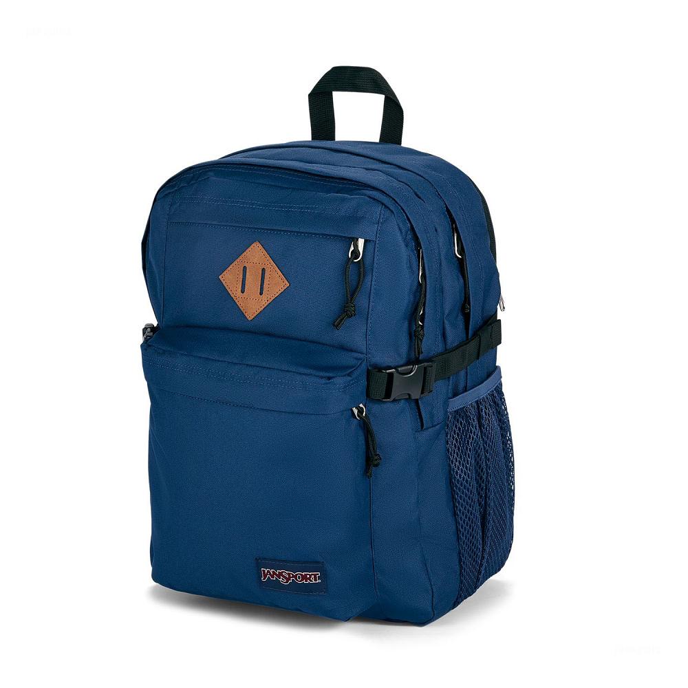 Navy JanSport Main Campus Laptop Backpacks | US_JS152