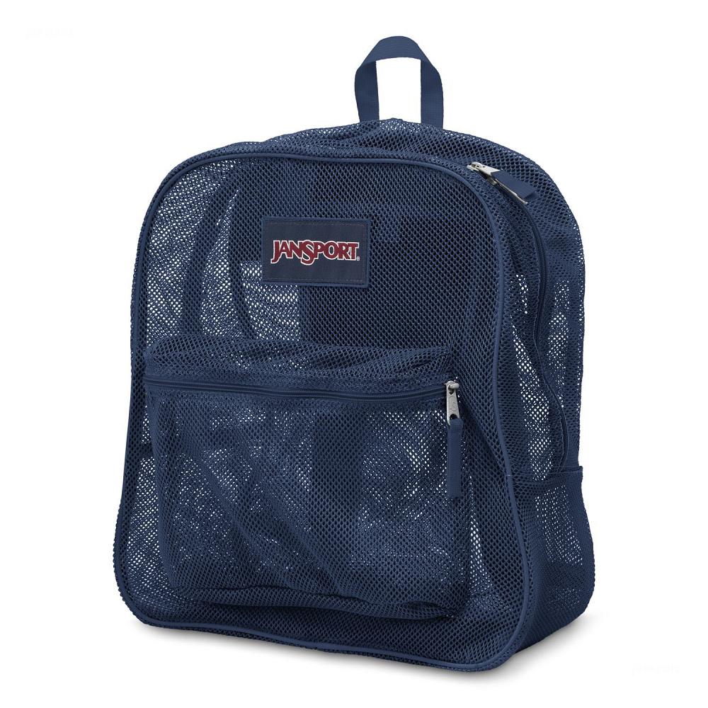 Navy JanSport Mesh Pack School Backpacks | US_JS571