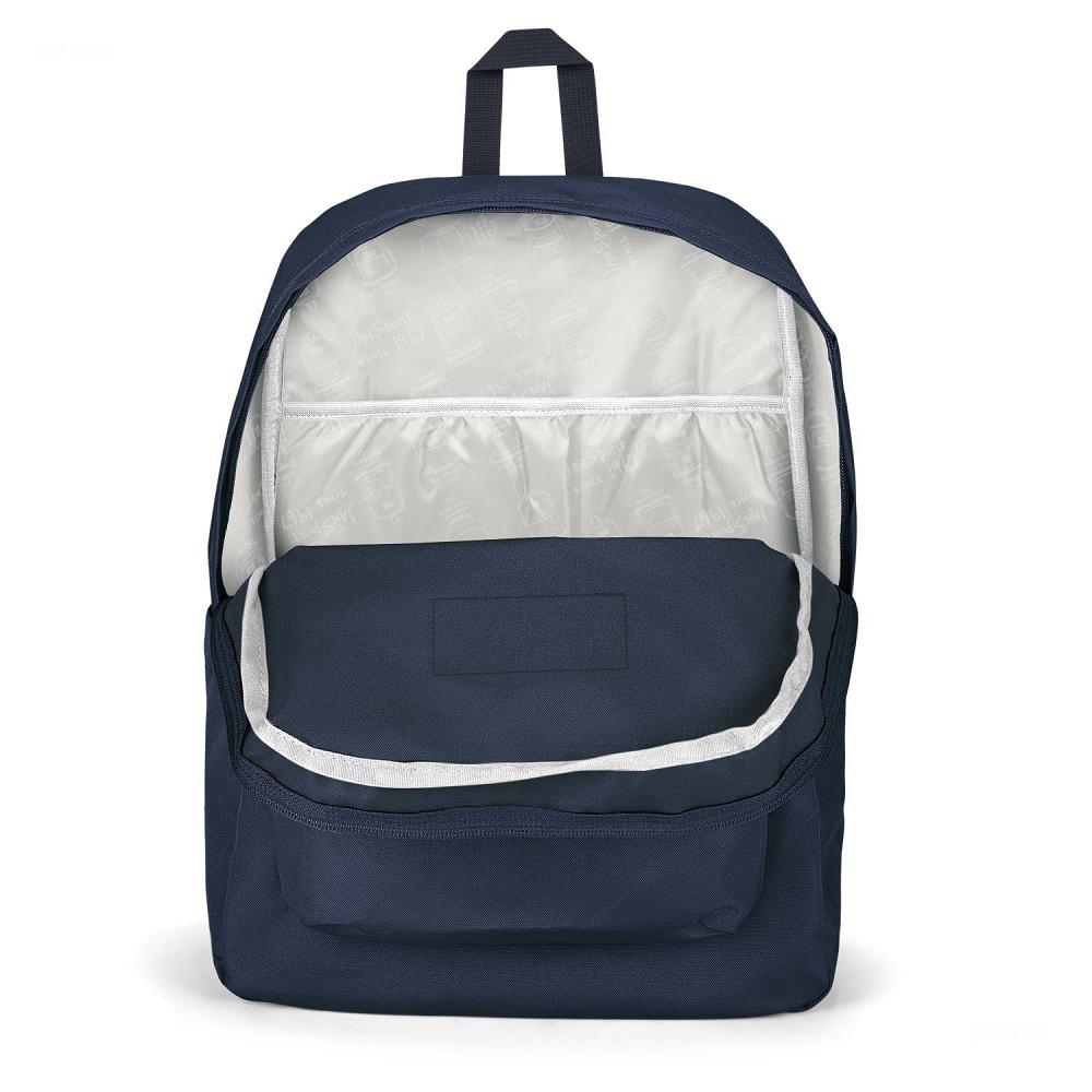 Navy JanSport SuperBreak® Plus Laptop Backpacks | US_JS101