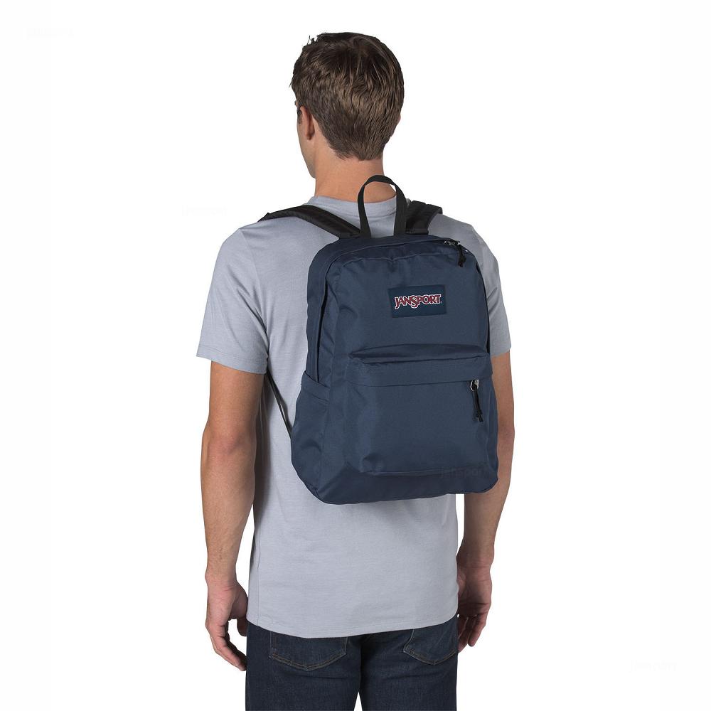 Navy JanSport SuperBreak® School Backpacks | US_JS026