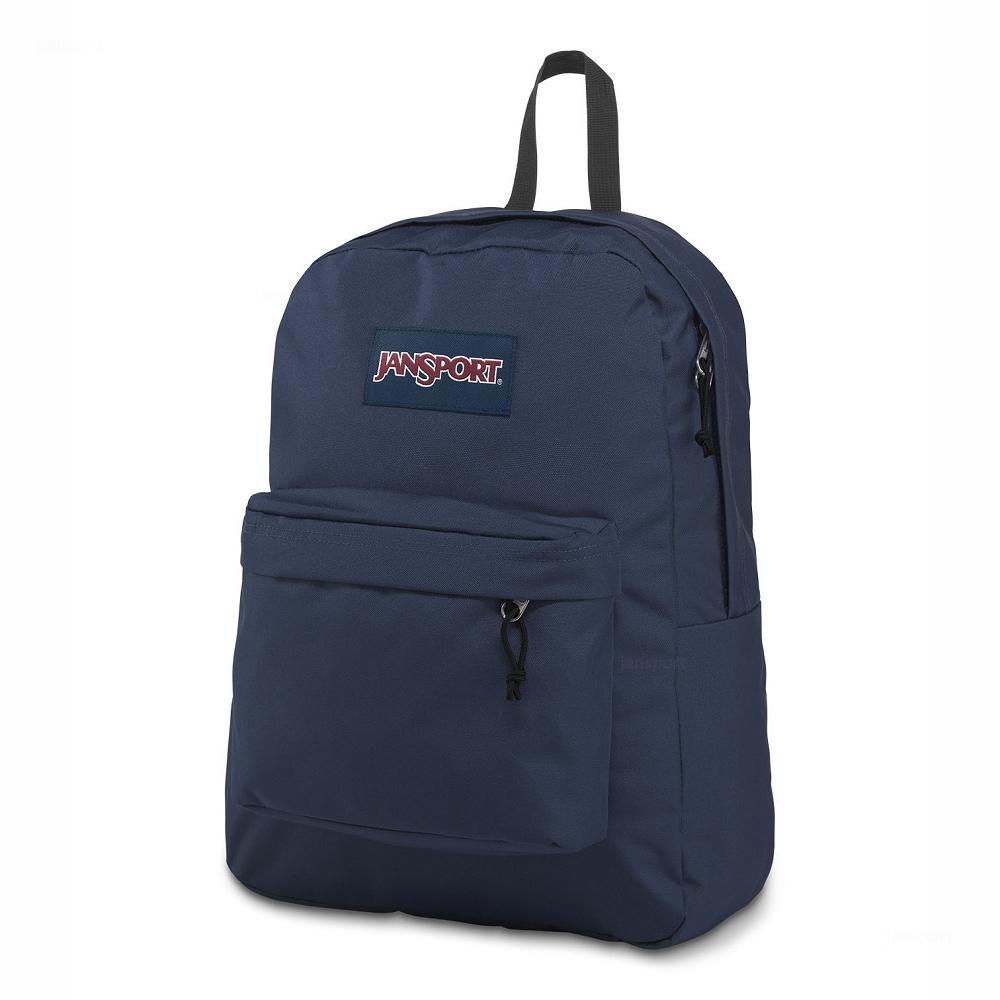 Navy JanSport SuperBreak® School Backpacks | US_JS026