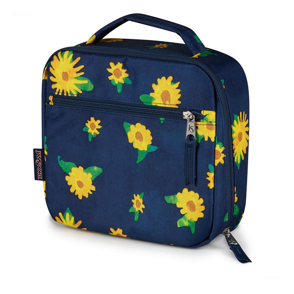 Navy / Yellow JanSport LUNCH BREAK Lunch Bags | US_JS138