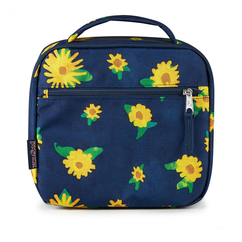 Navy / Yellow JanSport LUNCH BREAK Lunch Bags | US_JS138