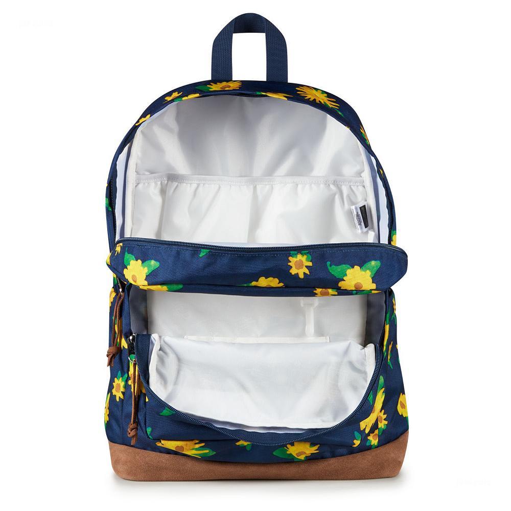 Navy / Yellow JanSport Right Pack Laptop Backpacks | US_JS530