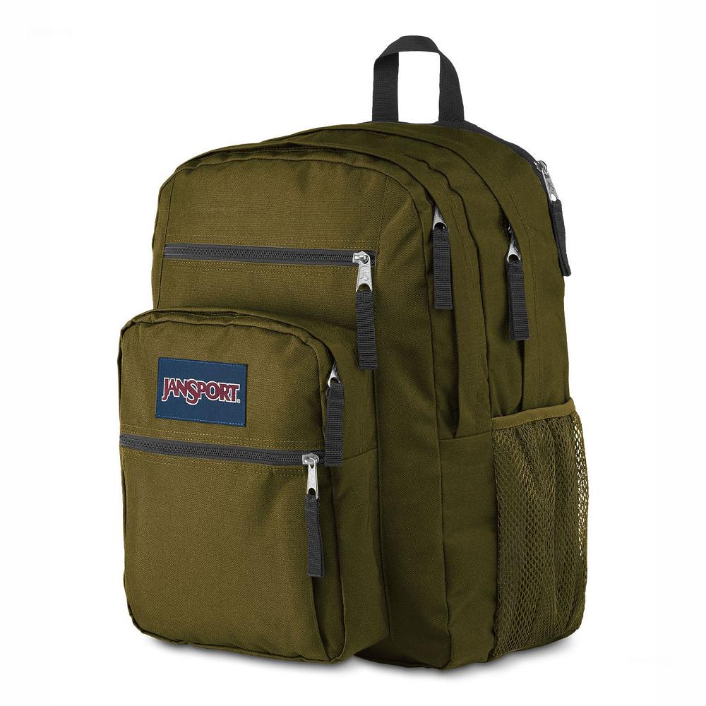 Olive JanSport BIG STUDENT Laptop Backpacks | US_JS368