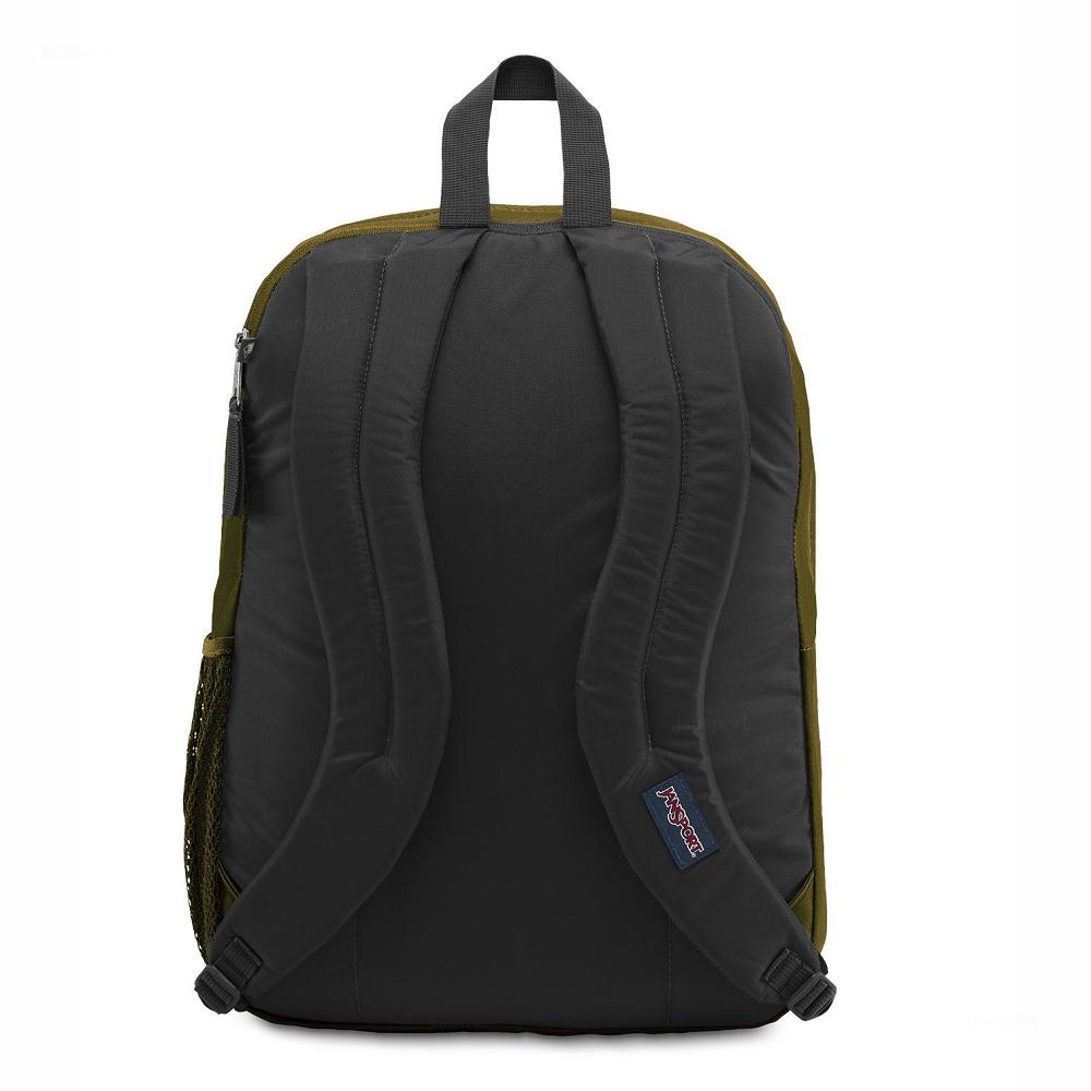 Olive JanSport BIG STUDENT Laptop Backpacks | US_JS368