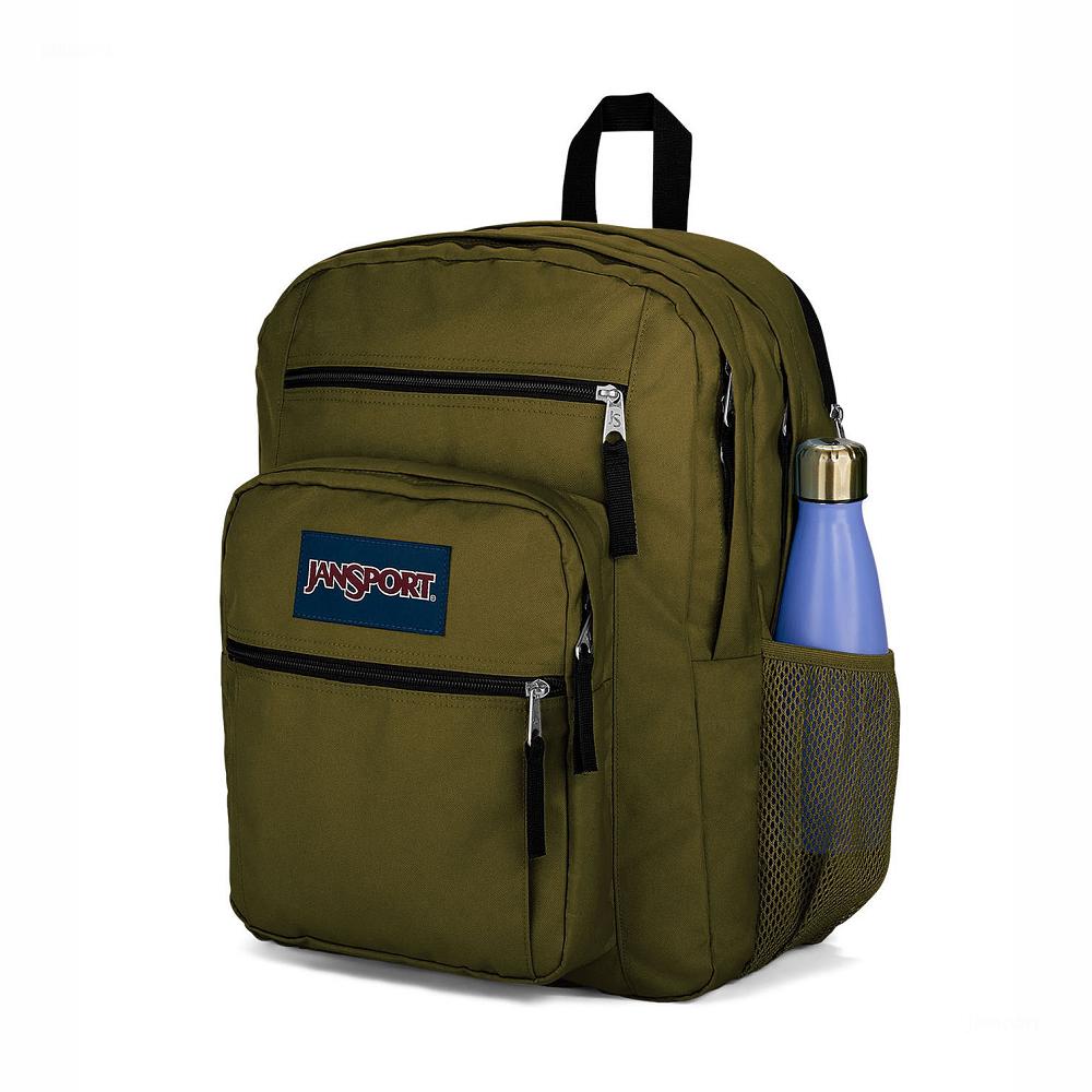 Olive JanSport BIG STUDENT Laptop Backpacks | US_JS368