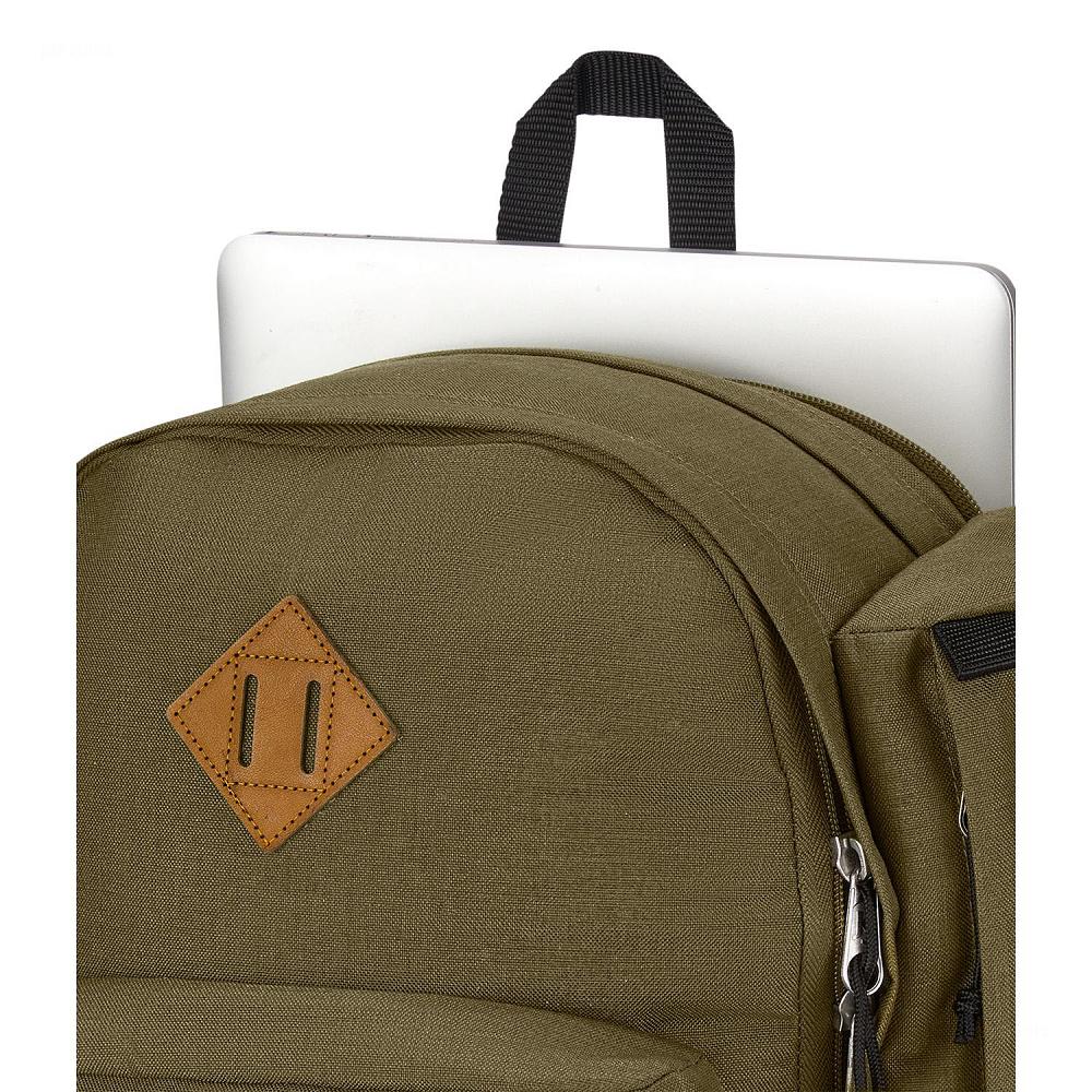 Olive JanSport Field Pack Hiking Backpacks | US_JS225