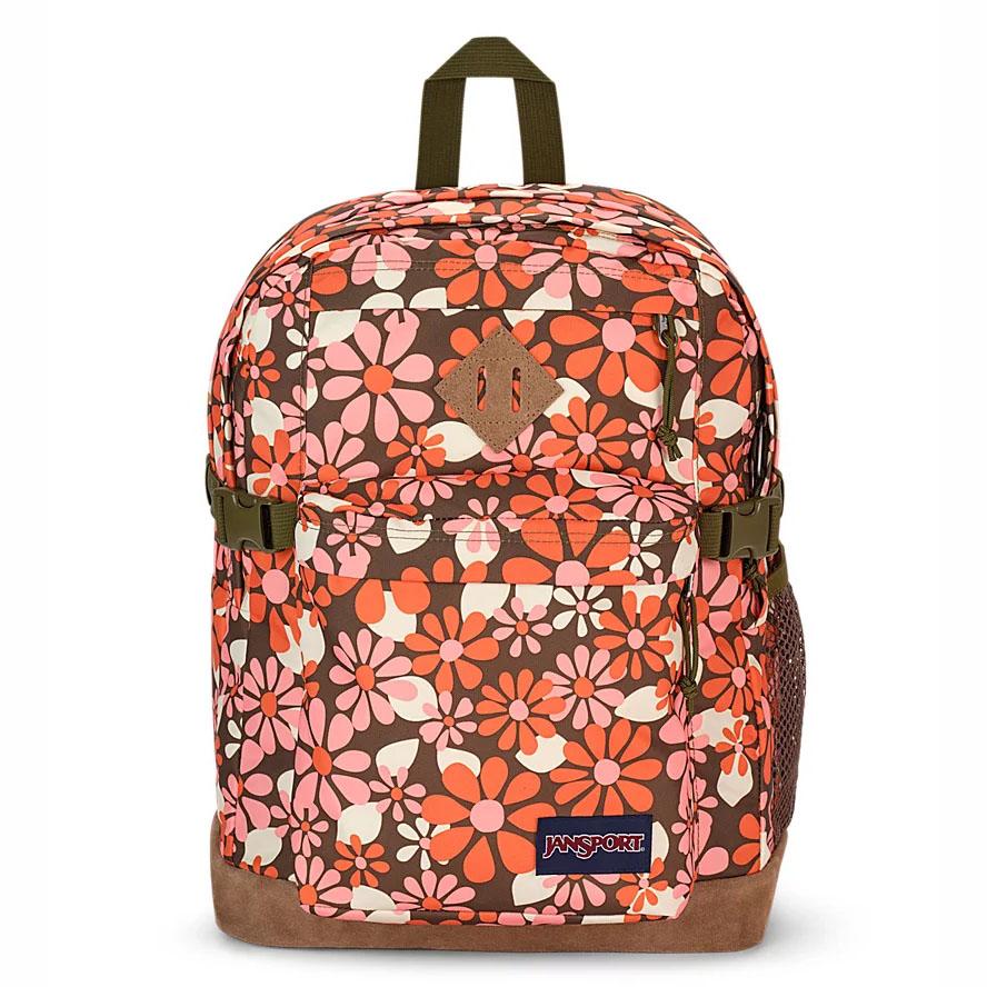 Orange JanSport SUEDE CAMPUS School Backpacks | US_JS427