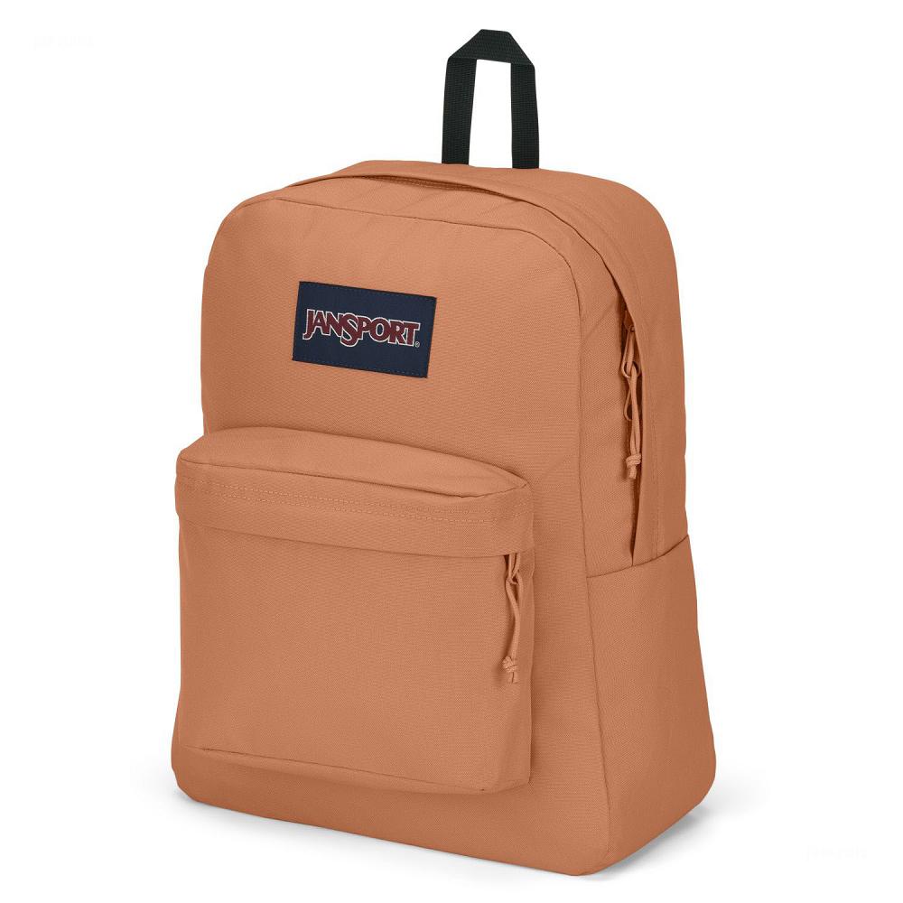 Orange JanSport SuperBreak® Plus Laptop Backpacks | US_JS078