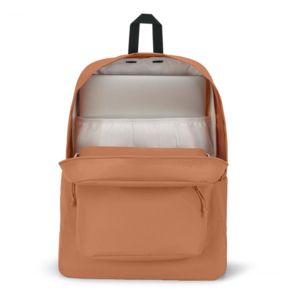 Orange JanSport SuperBreak® Plus Laptop Backpacks | US_JS078