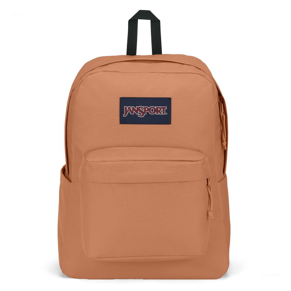 Orange JanSport SuperBreak® Plus Laptop Backpacks | US_JS078