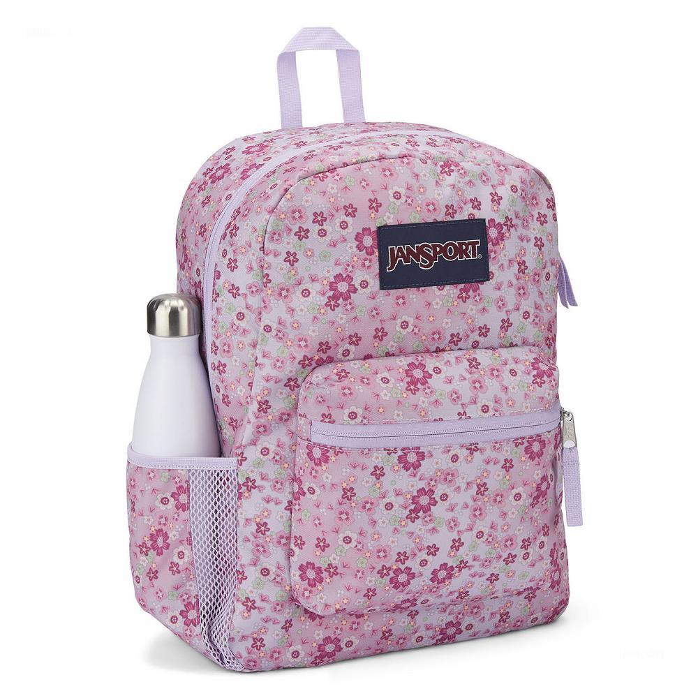 Pink JanSport CROSS TOWN School Backpacks | US_JS236