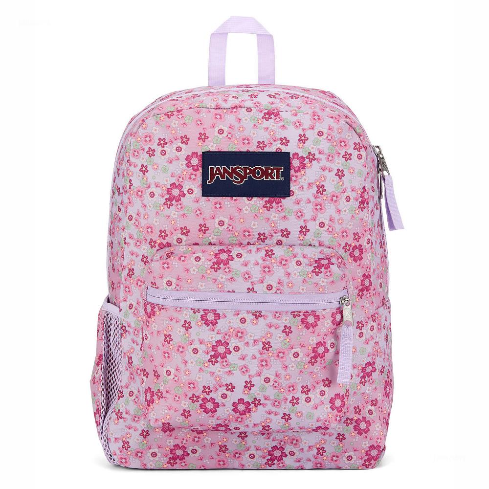 Pink JanSport CROSS TOWN School Backpacks | US_JS236