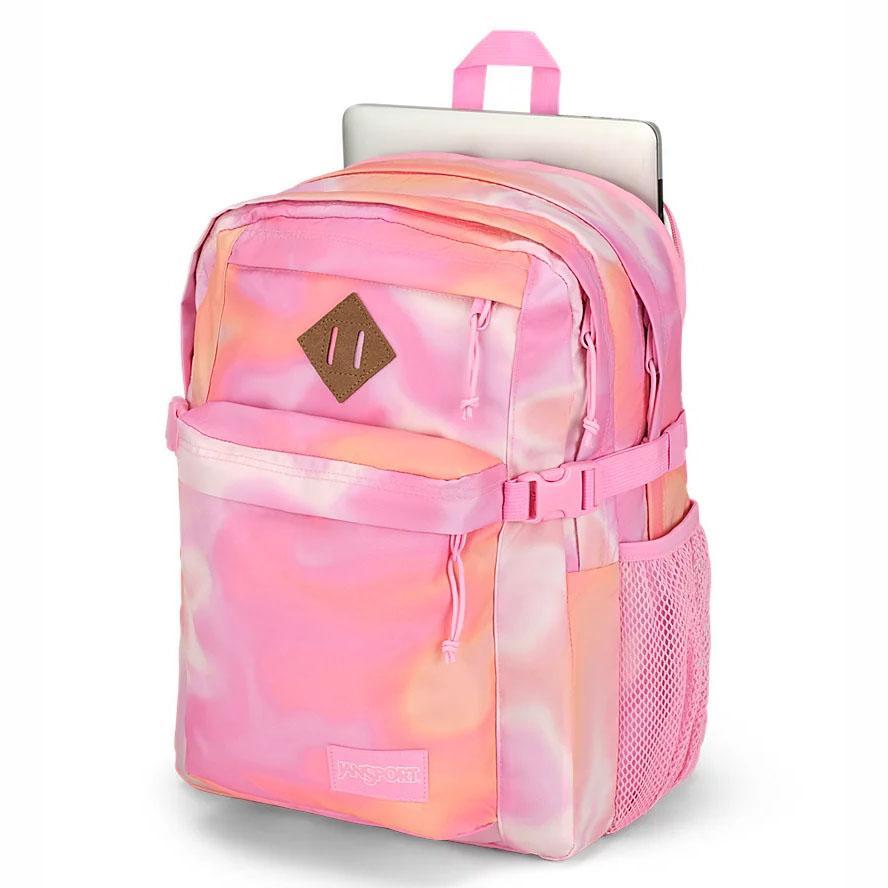 Pink JanSport Main Campus Laptop Backpacks | US_JS340