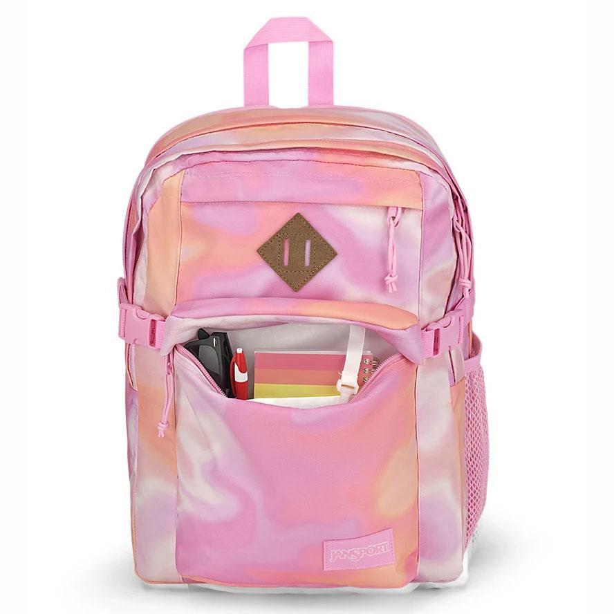 Pink JanSport Main Campus Laptop Backpacks | US_JS340