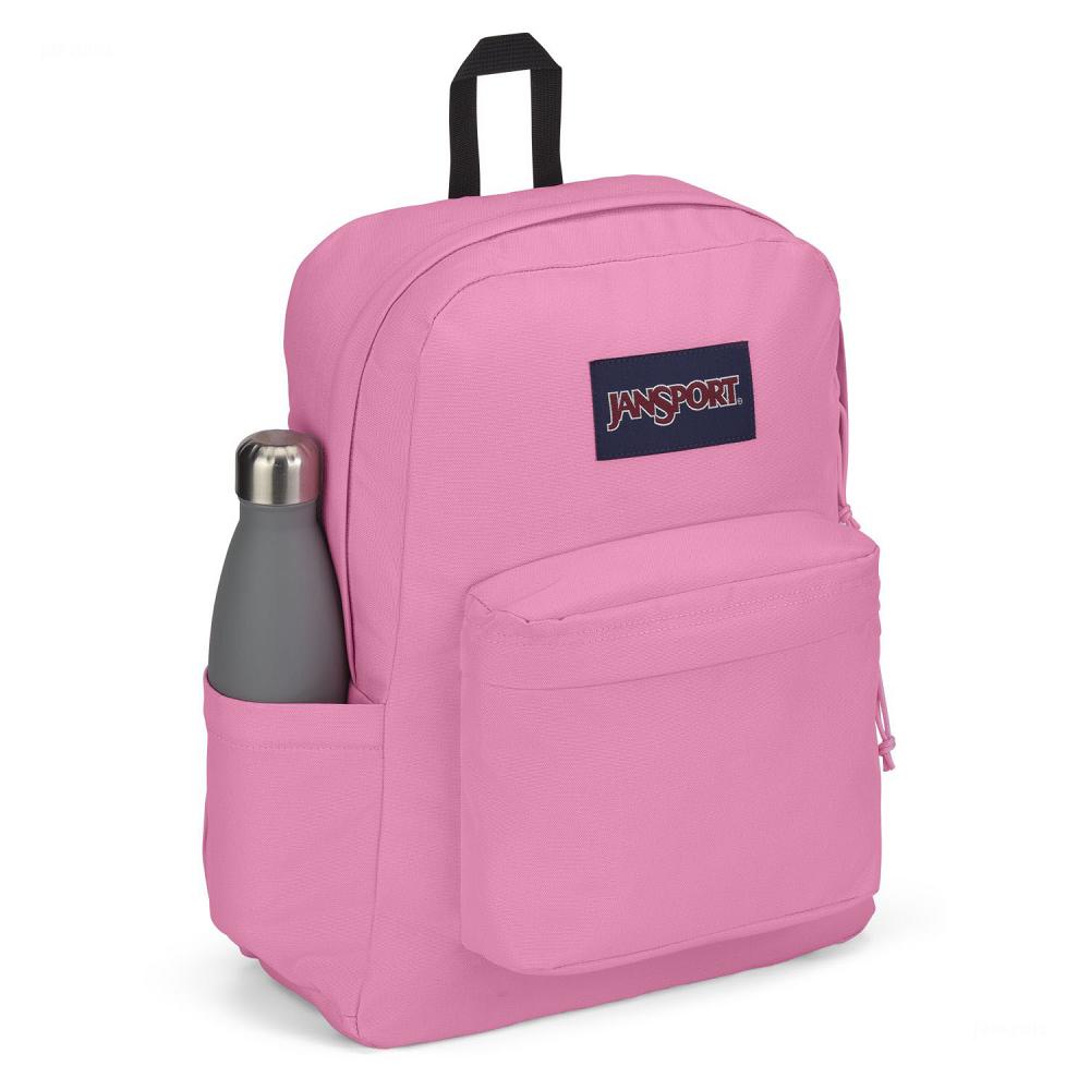 Pink JanSport SuperBreak® Plus Laptop Backpacks | US_JS028