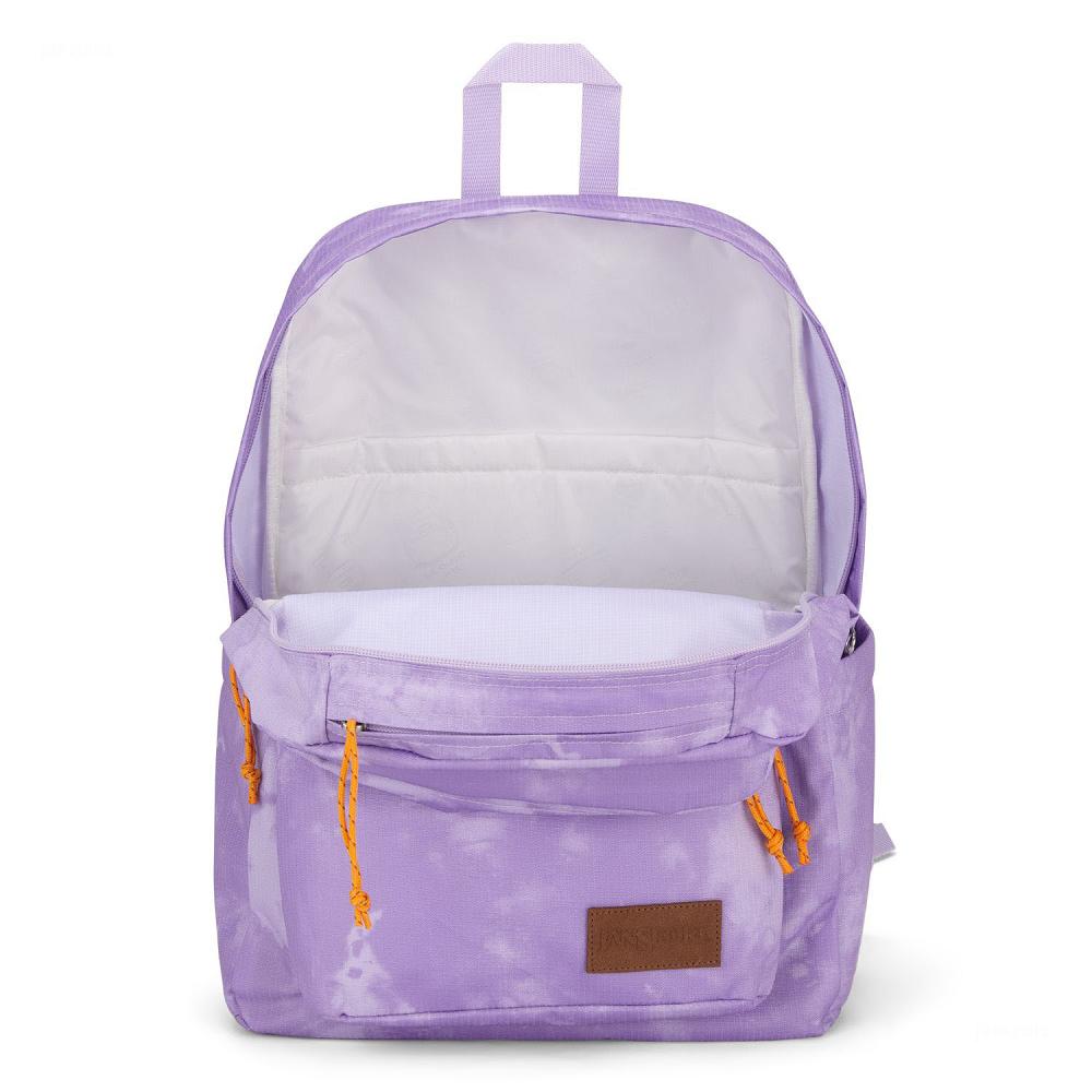 Purple JanSport Double Break Laptop Backpacks | US_JS490