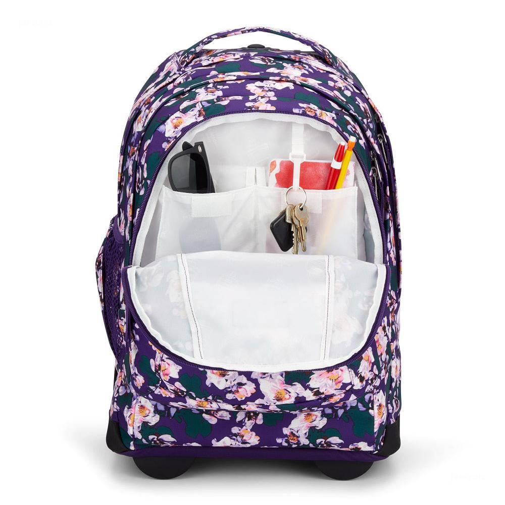 Purple JanSport Driver 8 Rolling Backpacks | US_JS356