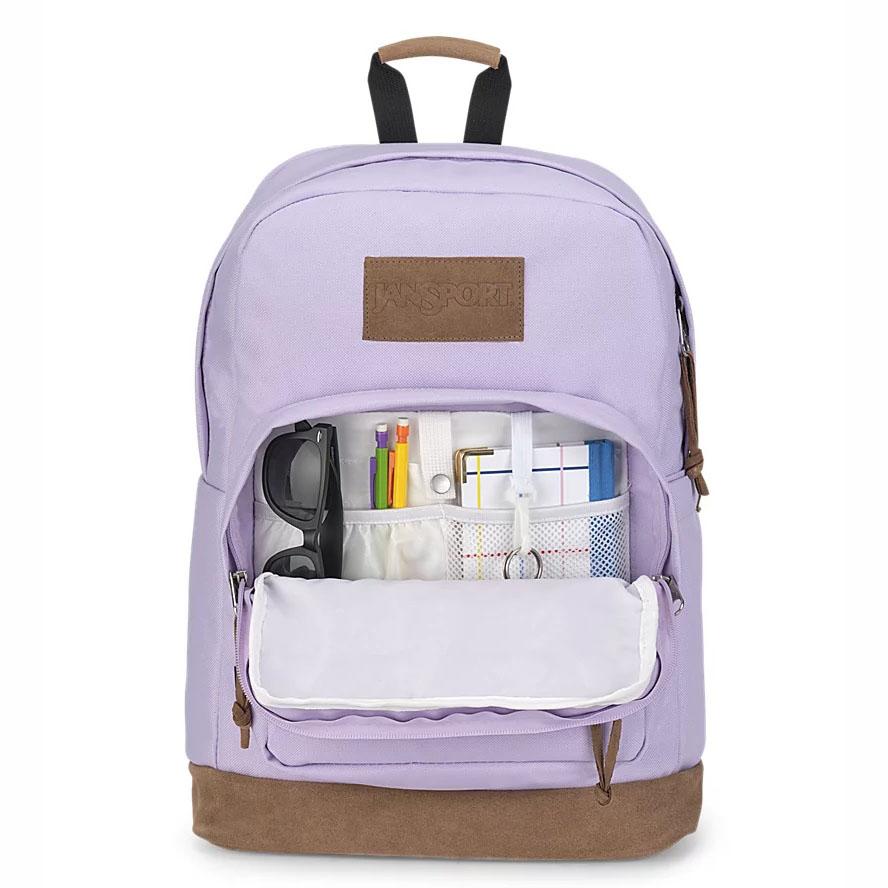 Purple JanSport Right Pack Premium Laptop Backpacks | US_JS132