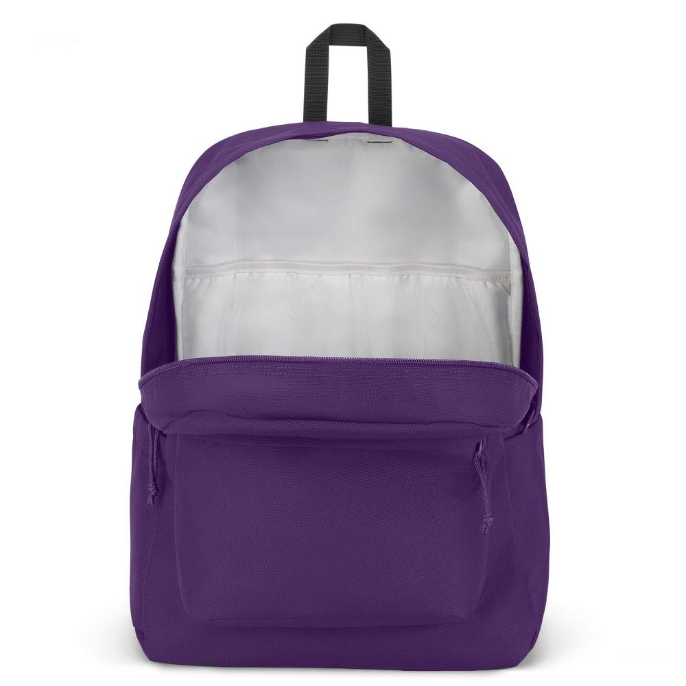 Purple JanSport SuperBreak® Plus Laptop Backpacks | US_JS21B