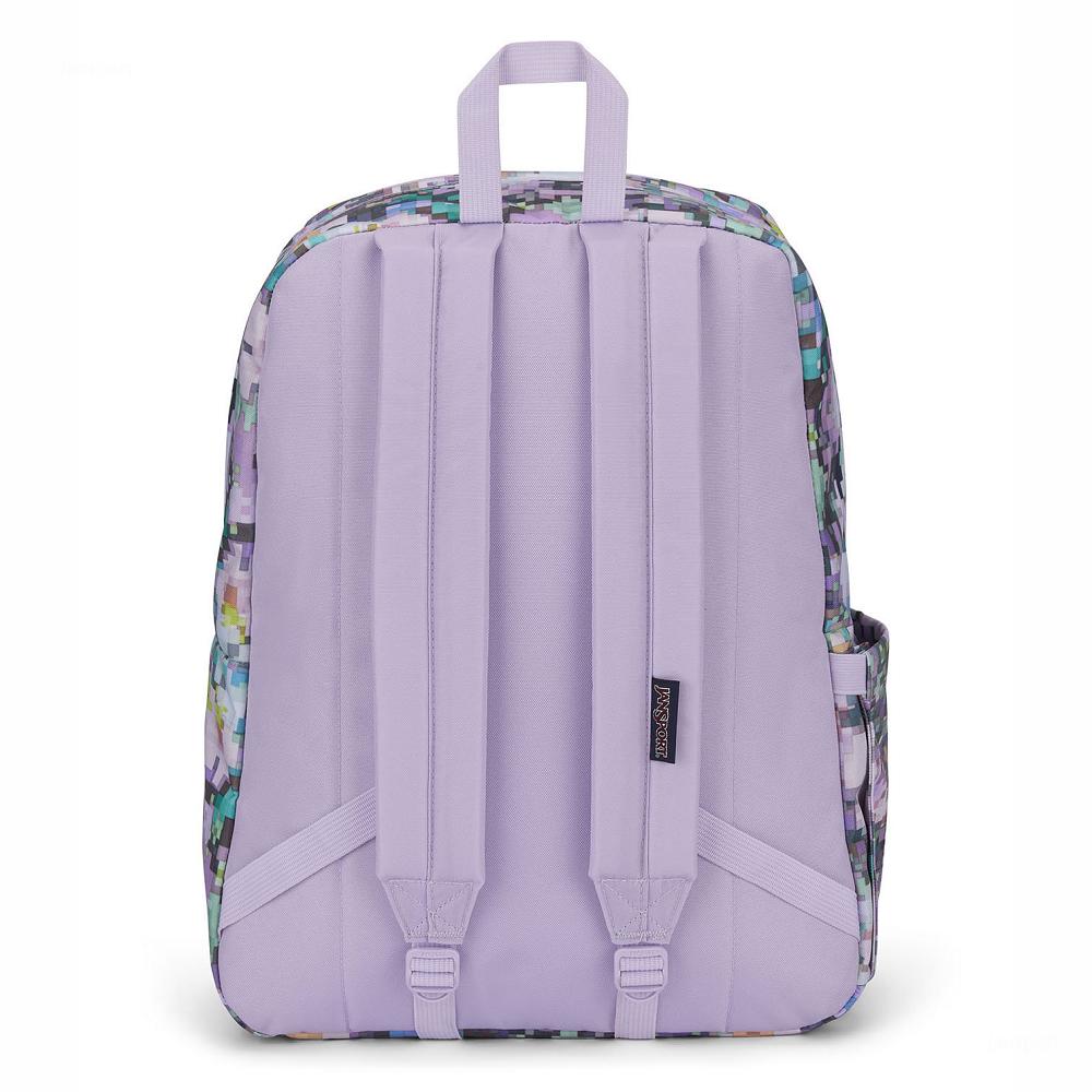 Purple JanSport SuperBreak® Plus Laptop Backpacks | US_JS330