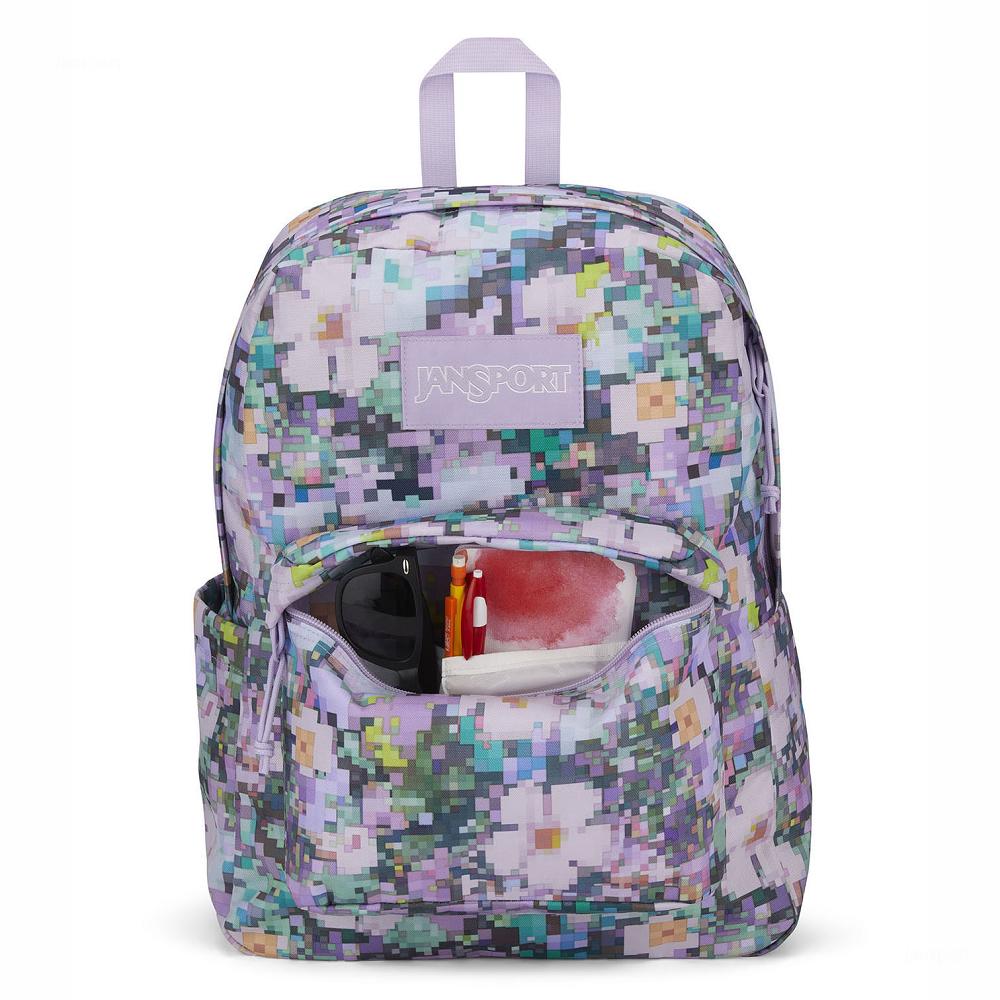 Purple JanSport SuperBreak® Plus Laptop Backpacks | US_JS330