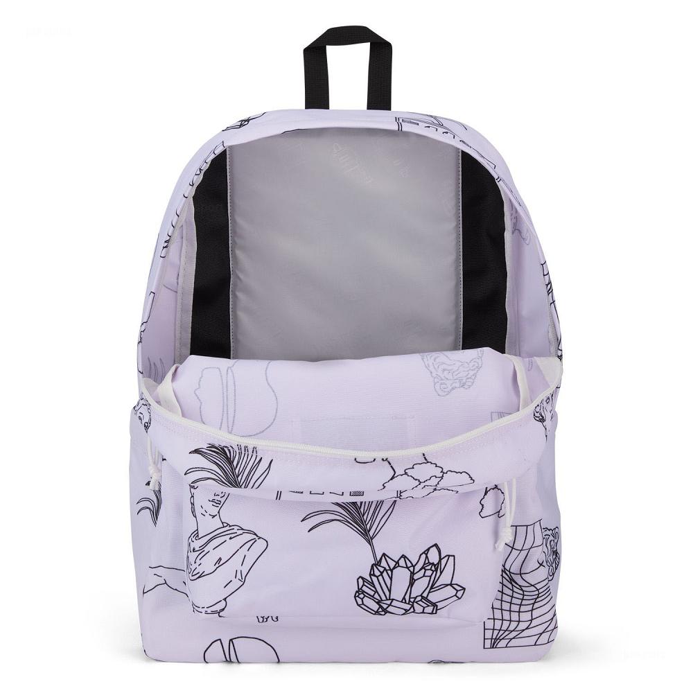 Purple JanSport SuperBreak® School Backpacks | US_JS25B