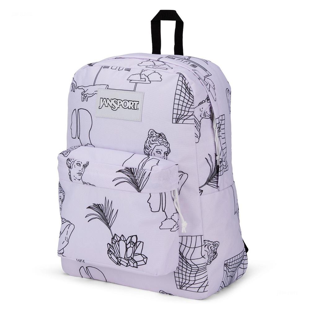 Purple JanSport SuperBreak® School Backpacks | US_JS25B