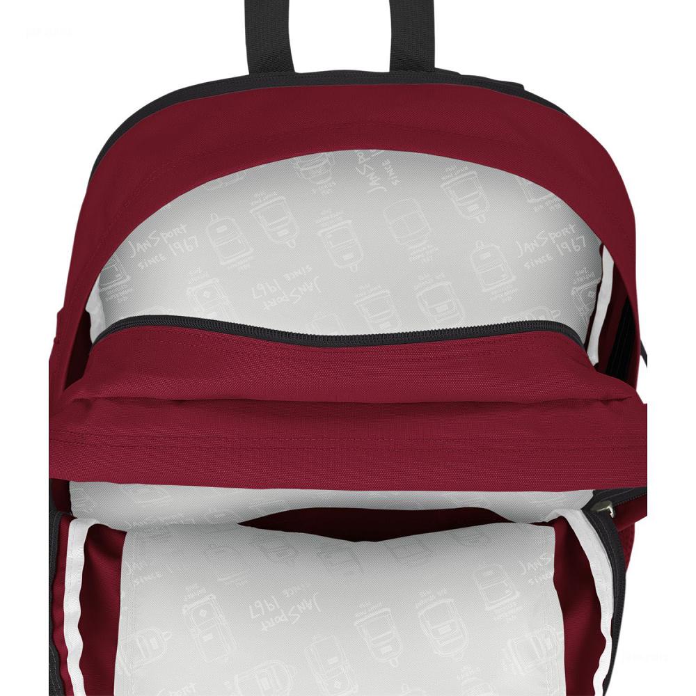 Red JanSport Main Campus Laptop Backpacks | US_JS301