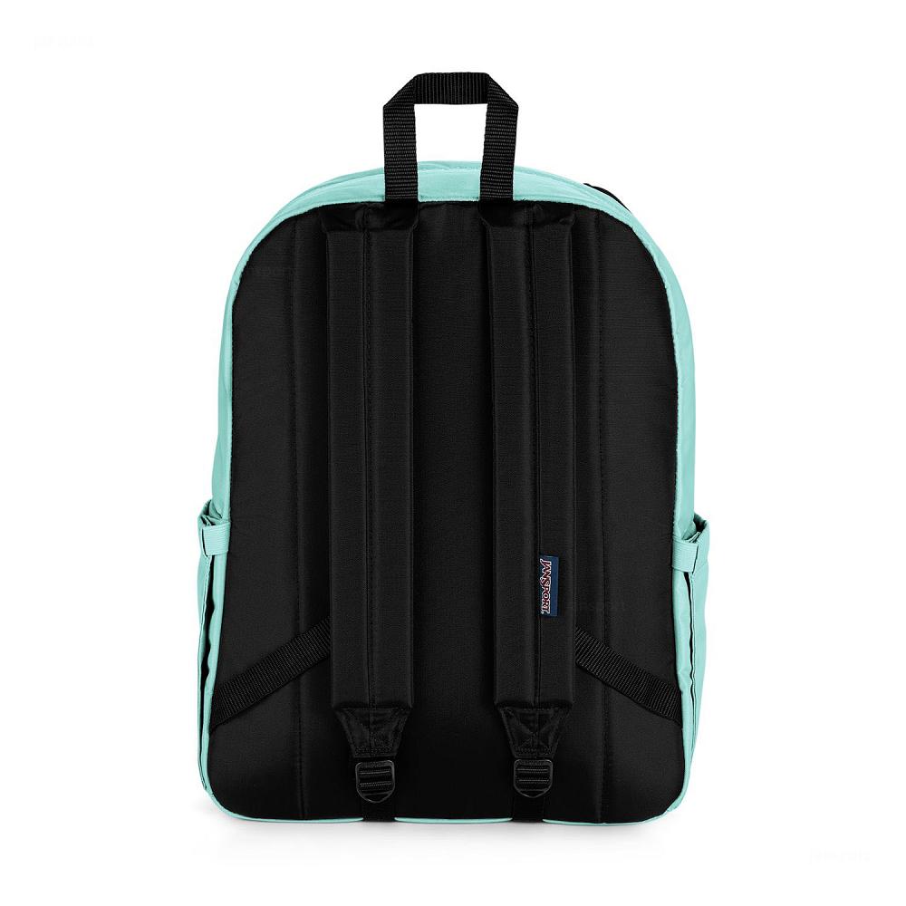 Turquoise JanSport Double Break Laptop Backpacks | US_JS320