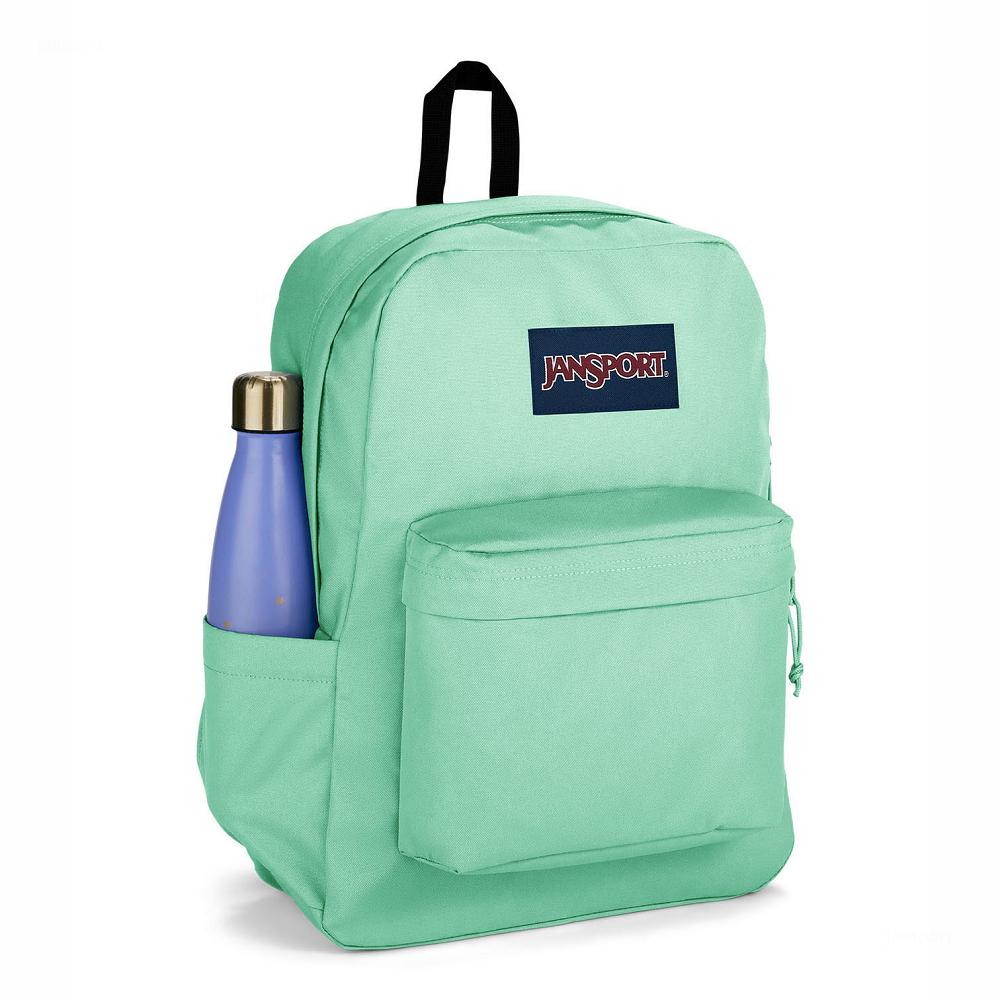 Turquoise JanSport SuperBreak® Plus Laptop Backpacks | US_JS175