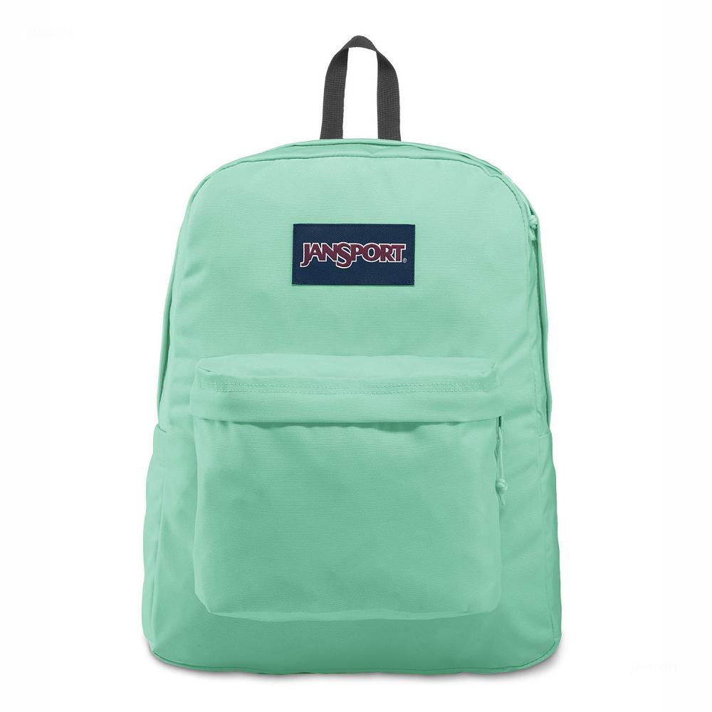 Turquoise JanSport SuperBreak® Plus School Backpacks | US_JS318