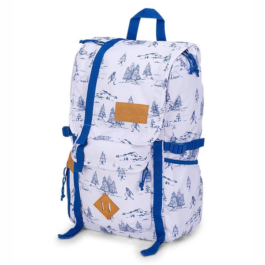 White / Blue JanSport Hatchet Hiking Backpacks | US_JS455