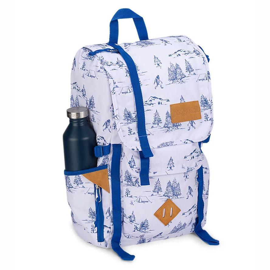 White / Blue JanSport Hatchet Hiking Backpacks | US_JS455