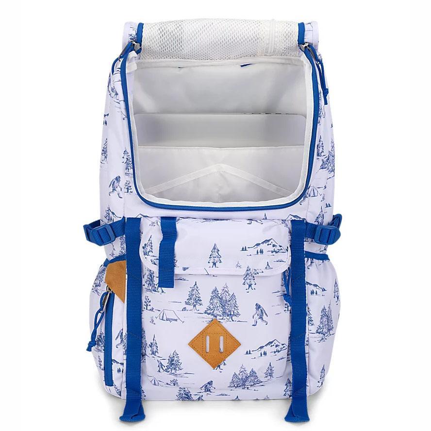 White / Blue JanSport Hatchet Hiking Backpacks | US_JS455