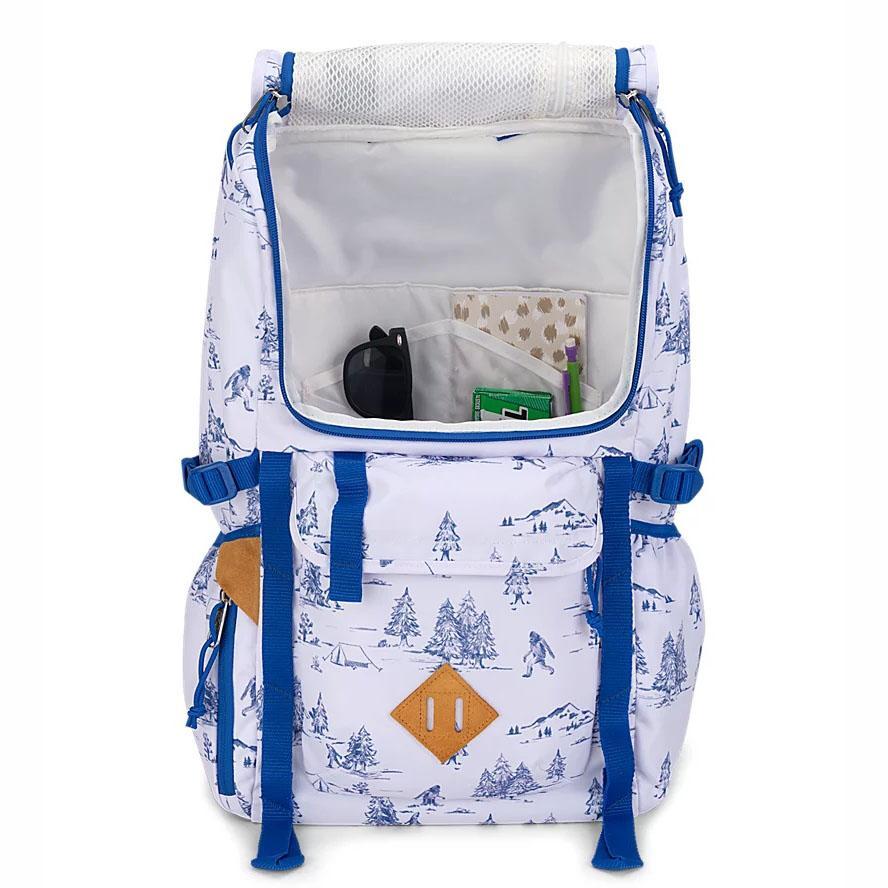 White / Blue JanSport Hatchet Hiking Backpacks | US_JS455