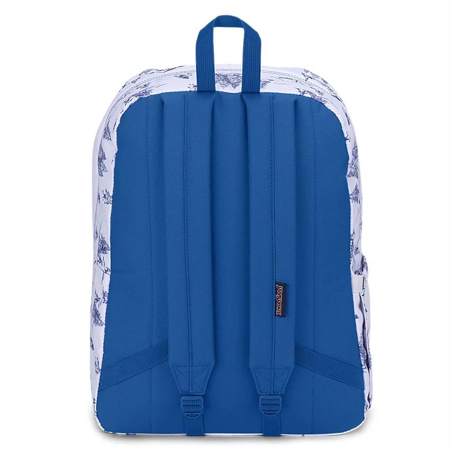 White / Blue JanSport SuperBreak® Plus Laptop Backpacks | US_JS594